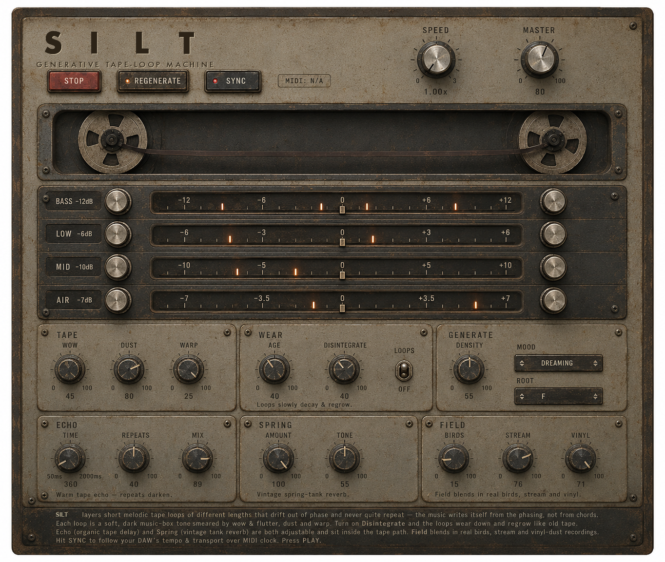 The SILT tape-machine interface